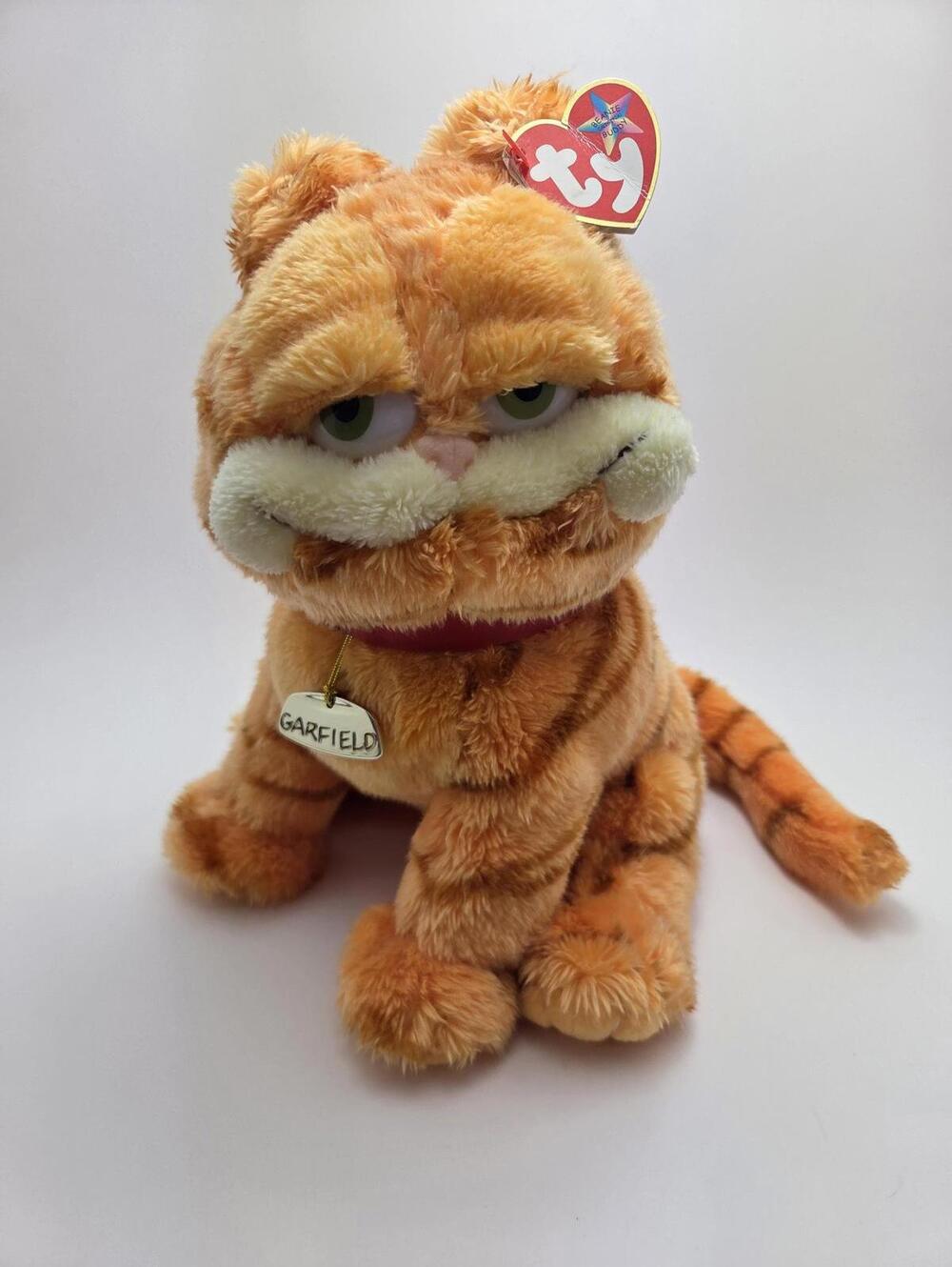 Ty Beanie Buddy “Garfield” the Cat - Creased Tag (10 inch)